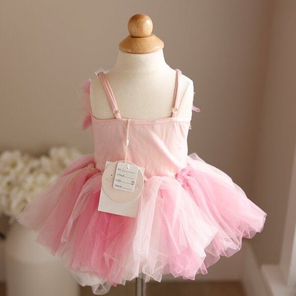 Tutu Du Monde Bebe Tutu Valeria Dress Pink Petal Rose Quartz Portrait Party NWT - Picture 5 of 5